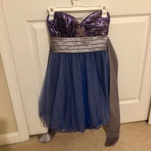 Sequin homecoming dress